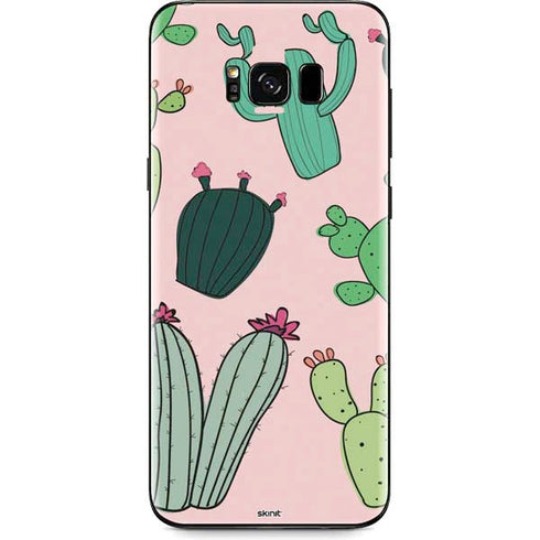 Cactus Print Galaxy S8 Plus Skin